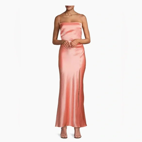 chinese dress ladies Bec and Bridge Nadia Bustier Maxi Dress in Straw/Champ – Coco & Lola main image 1